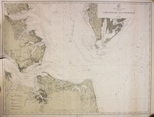 Load image into Gallery viewer, Genuine-Antique-Nautical-Chart-Chesapeake-Bay-Entrance-1911-U-S-Coast-and-Geodetic-Survey---Maps-Of-Antiquity
