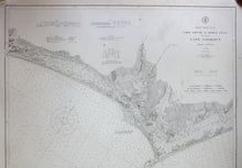 Load image into Gallery viewer, 1909 - North Carolina - Core Sound to Bogue Inlet including Cape Lookout  - Antique Chart
