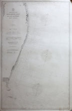 Load image into Gallery viewer, Genuine-Antique-Nautical-Chart-From-Oregon-Inlet-to-Cape-Hatteras-1909-U-S-Coast-and-Geodetic-Survey--Maps-Of-Antiquity
