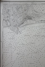 Load image into Gallery viewer, 1910 - North Carolina - Cape Hatteras to Ocracoke Inlet - Antique Chart
