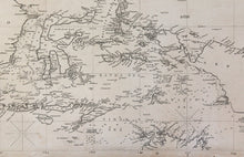 Load image into Gallery viewer, 1844 - Indian &amp; Pacific Ocean, Calcutta to China, Australia, and New Zealand  - Antique Chart
