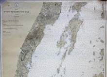 Load image into Gallery viewer, 1917 - West Penobscott Bay  - Antique Chart
