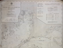 Load image into Gallery viewer, 1892 - Vineyard Sound and Buzzards Bay  - Antique Chart
