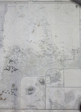 Load image into Gallery viewer, 1886 - Java and Sumatra - Sunda Straight and its Approaches  - Antique Chart
