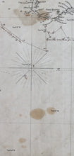 Load image into Gallery viewer, 1844 - Australia From Long. Of 90’ Antique Chart Genuine Nautical
