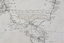 Load image into Gallery viewer, 1844 - Australia From Long. Of 90’ Antique Chart Genuine Nautical
