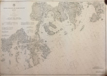 Load image into Gallery viewer, Genuine-Antique-Nautical-Chart-Cross-Island-to-Nash-Island--1891-U-S-Coast-and-Geodetic-Survey--Maps-Of-Antiquity
