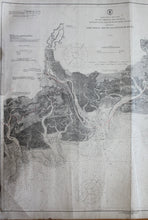Load image into Gallery viewer, 1916 - South Carolina and Georgia - Port Royal Sound and Savannah River  - Antique Chart
