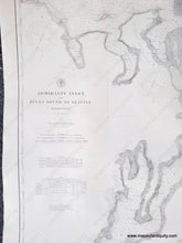 Load image into Gallery viewer, 1891 - Admiralty Inlet And Puget Sound To Seattle Washington Antique Chart Genuine Survey
