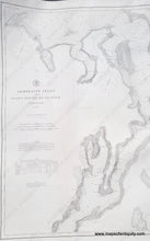 Load image into Gallery viewer, 1891 - Admiralty Inlet And Puget Sound To Seattle Washington Antique Chart Genuine Survey
