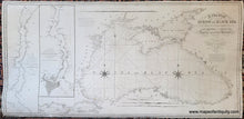 Load image into Gallery viewer, Antique black and white chart of the Black Sea with Crimea and Constantinople. 
Genuine-Antique-Chart-A-New-Chart-of-the-Euxine-or-Black-Sea-Chiefly-from-the-Recent-Survey-of-Capt-Gauttier-of-the-French-Navy-1833-R---W-Blachford-Maps-Of-Antiquity
