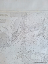 Load image into Gallery viewer, Monomoy - Antique black and white sailing chart showing the waters between CHatham and Nantucket with navigational information
