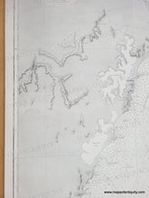 Load image into Gallery viewer, 1883  - East Coast of Australia New South Wales Port Jackson to Port Stephens - Genuine Antique Chart
