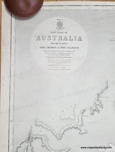 Load image into Gallery viewer, 1883  - East Coast of Australia New South Wales Port Jackson to Port Stephens - Genuine Antique Chart
