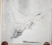 Load image into Gallery viewer, 1866 - Australia - East Coast New South Wales Newcastle Harbour  - Genuine Antique Chart
