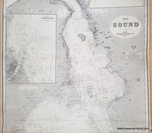 Load image into Gallery viewer, 1876 - The Sound (Copenhagen and Vicinity) - Genuine Antique Chart
