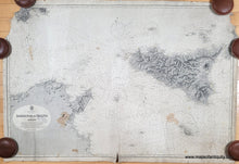 Load image into Gallery viewer, 1886 - Sardinia to Malta including Sicily - Genuine Antique Chart
