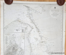 Load image into Gallery viewer, 1871 - Entrance to the Baltic, Sheet II, The Sound, From the Royal Danish Survey in 1846 - Genuine Antique Chart
