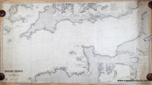 Load image into Gallery viewer, 1876 - English Channel - Genuine Antique Chart
