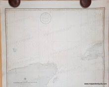 Load image into Gallery viewer, 1888 - Central America, Northeast Coast of Yucatan, Progreso to Belize with Yucatan Channel and Campeche Bank - Genuine Antique Chart
