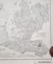 Load image into Gallery viewer, 1893 - Moose Cove to Englishman Bay, including Machias Bay, Maine - Genuine Antique Chart
