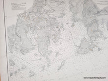 Load image into Gallery viewer, 1893 - Moose Cove to Englishman Bay, including Machias Bay, Maine - Genuine Antique Chart
