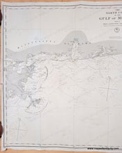 Load image into Gallery viewer, 1870 - The North Coast of the Gulf of Mexico, Sheet 1. From St Marks River to Barataria Bay - Genuine Antique Chart
