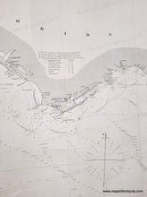 Load image into Gallery viewer, 1870 - The North Coast of the Gulf of Mexico, Sheet 1. From St Marks River to Barataria Bay - Genuine Antique Chart
