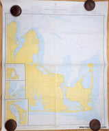 Original-Sailing-Chart-Marthas-Vineyard---Eastern-Part-1967-US-Coast-and-Geodetic-Survey-Maps-Of-Antiquity