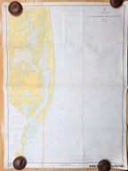 Original-Sailing-Chart-Chatham-Harbor-and-Pleasant-Bay-1968-US-Coast-and-Geodetic-Survey-Maps-Of-Antiquity