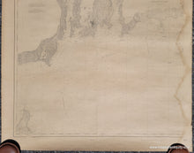 Load image into Gallery viewer, 1880 / 1890 - Coast Chart No. 113 Cuttyhunk to Block Island including Narragansett Bay - Antique Chart
