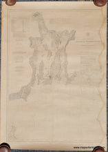 Load image into Gallery viewer, 1880 / 1890 - Coast Chart No. 113 Cuttyhunk to Block Island including Narragansett Bay - Antique Chart
