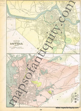 Load image into Gallery viewer, 1900 - Vermont Verso: Map Of The White Mountains (New Hampshire) And The Adirondack Mts. City
