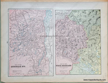 Load image into Gallery viewer, Antique-Printed-Color-Map-Vermont-verso:-Map-of-the-White-Mountains-(New-Hampshire)-and-Map-of-The-Adirondack-Mts.-and-Map-of-the-City-of-Lowell-Massachusetts-and-Map-of-The-City-of-Lynn-Massachusetts-United-States-Northeast-1900-Cram-Maps-Of-Antiquity
