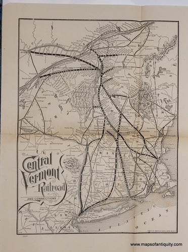 Genuine-Antique-Map-Central-Vermont-Railroad-and-Connections-1890-American-Bank-Note-Co--Maps-Of-Antiquity