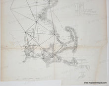 Load image into Gallery viewer, antique chart of the coasts of Rhode Island, Massachusetts, and New Hampshire and Maine. Genuine-Antique-Chart-New-England-Coast-Survey---Sketch-A-Illustrating-the-Progress-of-Section-No-1-Eastern-Section-of-the-Survey-of-the-Coast-in-1846-1846-U-S-Coast-Survey-Maps-Of-Antiquity
