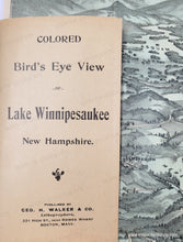 Load image into Gallery viewer, Map of Lake Winnipesaukee, New Hampshire with a original cover.
