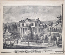 Load image into Gallery viewer, 1876 - Part of Hackensack (NJ) - Antique Map
