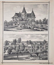 Load image into Gallery viewer, 1876 - Part of Hackensack (NJ) - Antique Map
