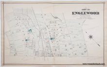 Load image into Gallery viewer, 1876 - Part of Englewood Township with Teaneck, Highland, Floraville and Walton (NJ) - Antique Map
