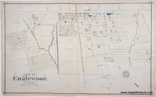 Load image into Gallery viewer, Antique Map with original hand-coloring in tones of yellow, green, pink.
