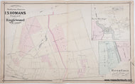 1876 - Near Englewood New Jersey, Phelps, Homan and others (NJ) - Antique Map