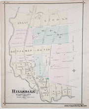 Load image into Gallery viewer, 1876 - Alpine NJ - Property of the Palisade Land Co. Bergen Co. New Jersey / Norwood and Hillsdale - Antique Map
