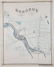 Load image into Gallery viewer, Antique Map with original hand-coloring in tones of yellow, green, pink.
