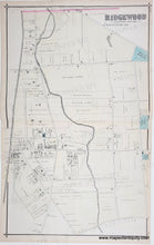 Load image into Gallery viewer, 1876 - Ridgewood, Ridgewood Township (NJ) - Antique Map
