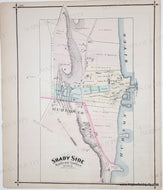1876 - Shady Side (now park of Cliffside Park) (NJ) - Antique Map