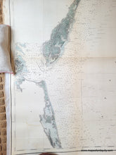 Load image into Gallery viewer, 1874 - (Virginia, Maryland, Delaware coasts) General Chart of the Coast No. IV. From Cape May to Cape Henry - Antique Coast Chart
