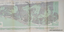 Load image into Gallery viewer, NJE773-Genuine-Antique-Map-Set-of-Four-Maps-Inland-Waterway-from-Cape-May-to-Bay-Head--New-Jersey--1917-Vermeule--Kummel-Maps-Of-Antiquity
