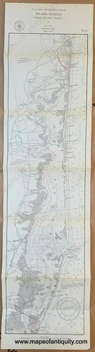 Genuine-Antique-Map-Inland-Waters-Coast-of-New-Jersey-No-1--Shipbottom-and-Manahawkin-Bay-to-Brielle-and-Point-Pleasant--1929-USCGS-Maps-Of-Antiquity