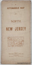 Load image into Gallery viewer, Genuine-Antique-Map-Automobile-Map-of-North--New-Jersey-1907-Walker-Automobile-Club-of-America-Maps-Of-Antiquity
